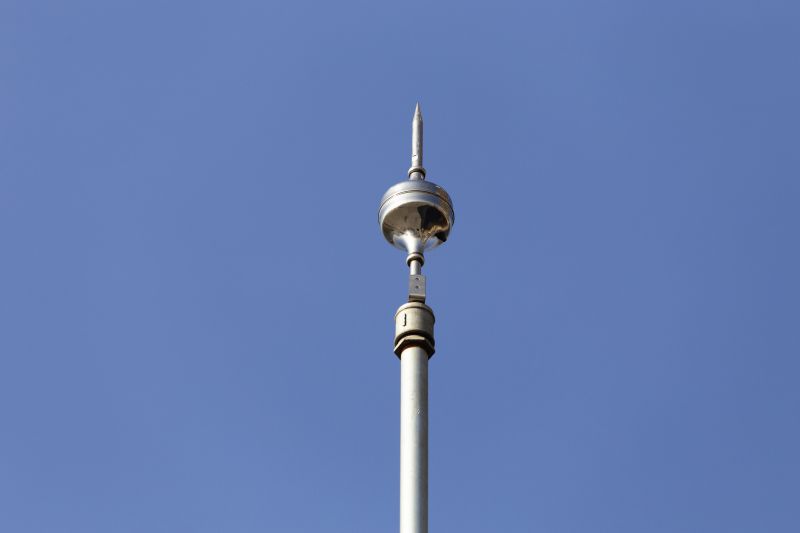 Lightning Rod Installation detail